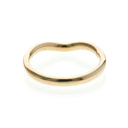 Tiffany Curved Band · Rose Gold · Diamond