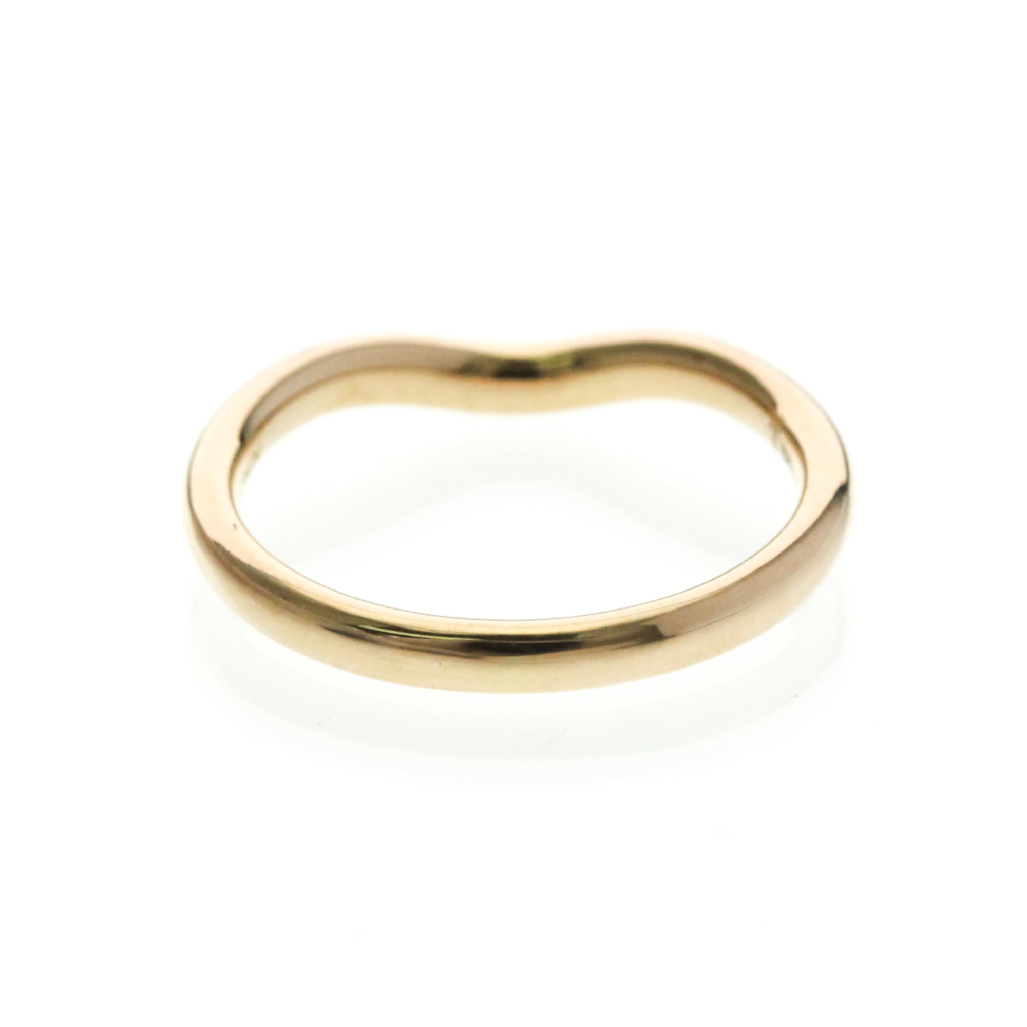 Tiffany Curved Band · Rose Gold · Diamond