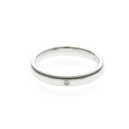 Tiffany Milgrain Band Ring · Platinum