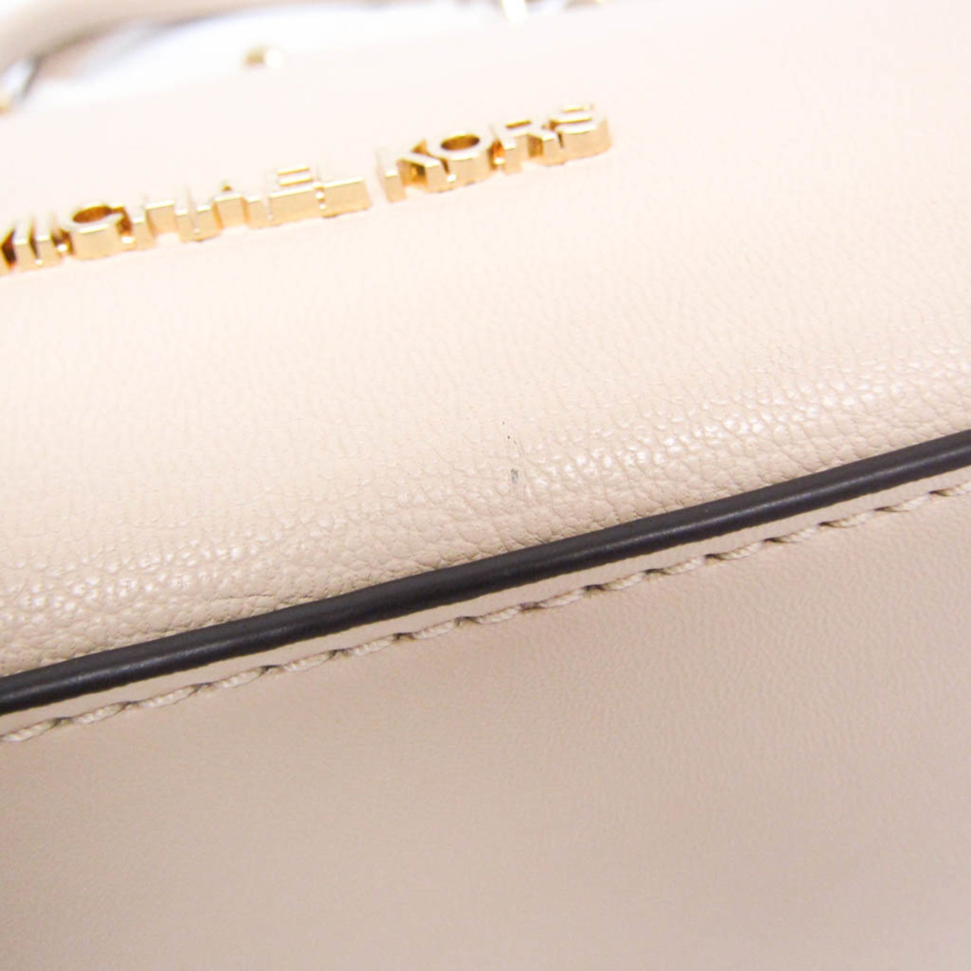 Michael Kors Hamilton · Leather & Fur Satchel