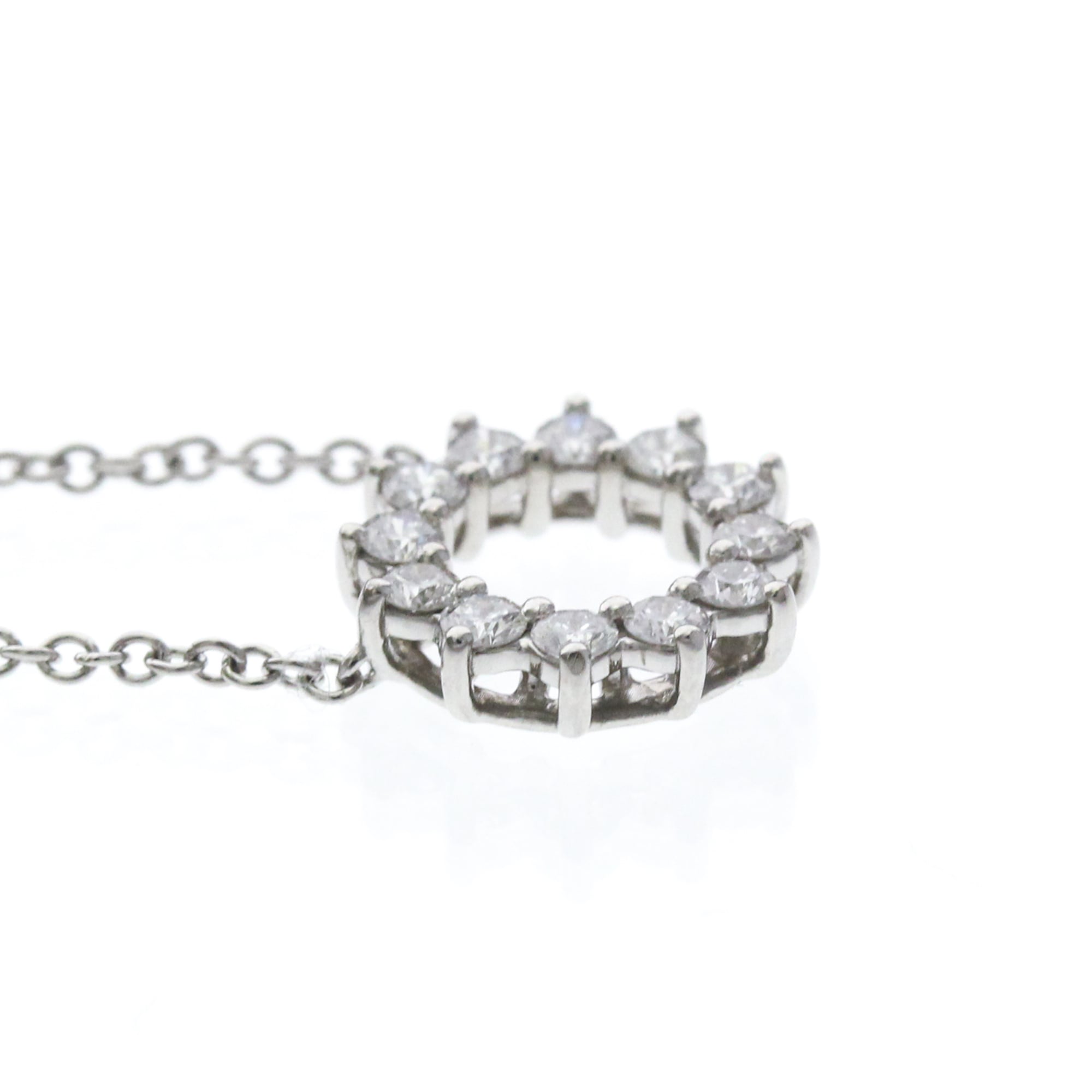 Tiffany Open Circle Mini · Platinum · Diamond