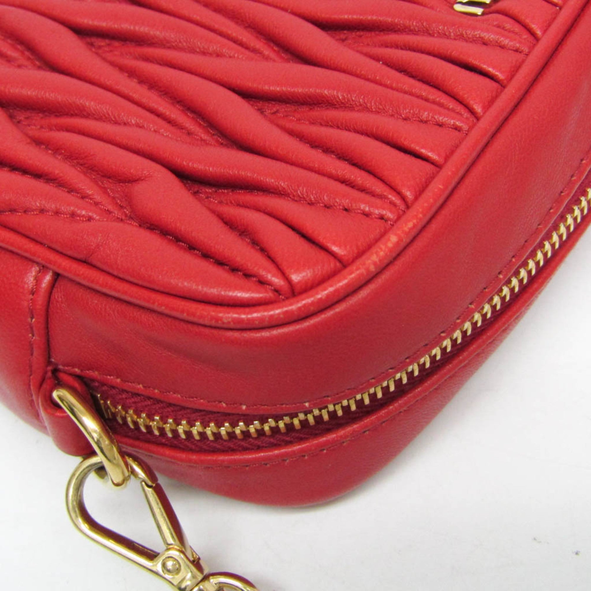 Miu Miu Matelassé · Chain Pouch
