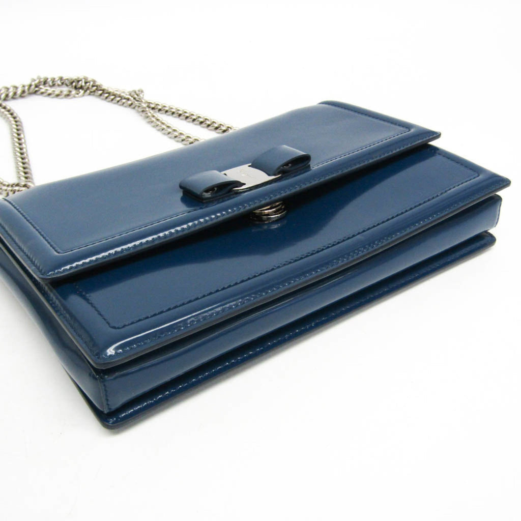 Salvatore Ferragamo Vara · Enamel Leather