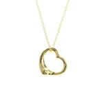 Tiffany Open Heart · 18K Yellow Gold