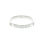 Tiffany Flat Band · Diamonds · Platinum