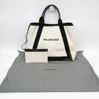 Balenciaga Navy Cabas M · Canvas