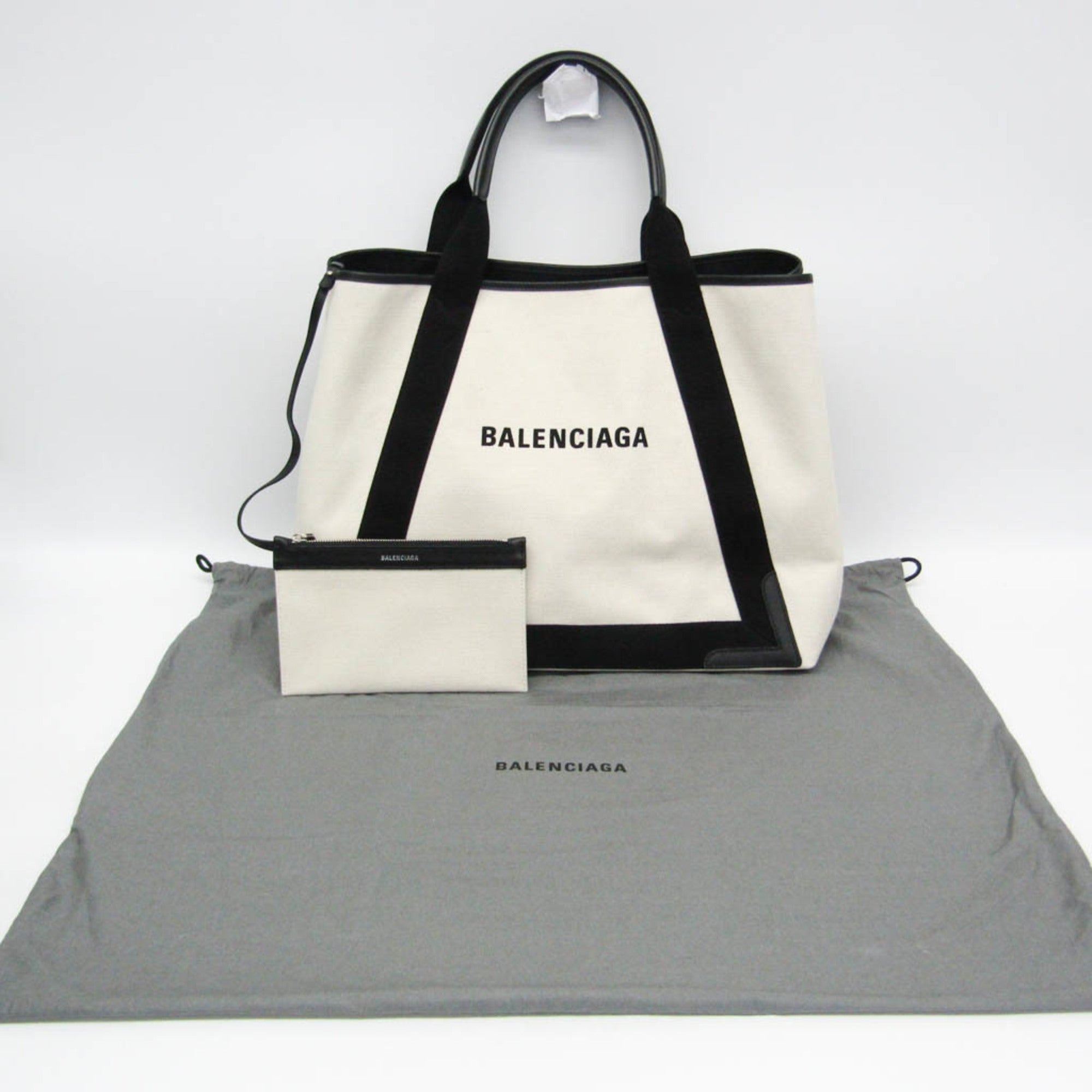 Balenciaga Navy Cabas M · Canvas