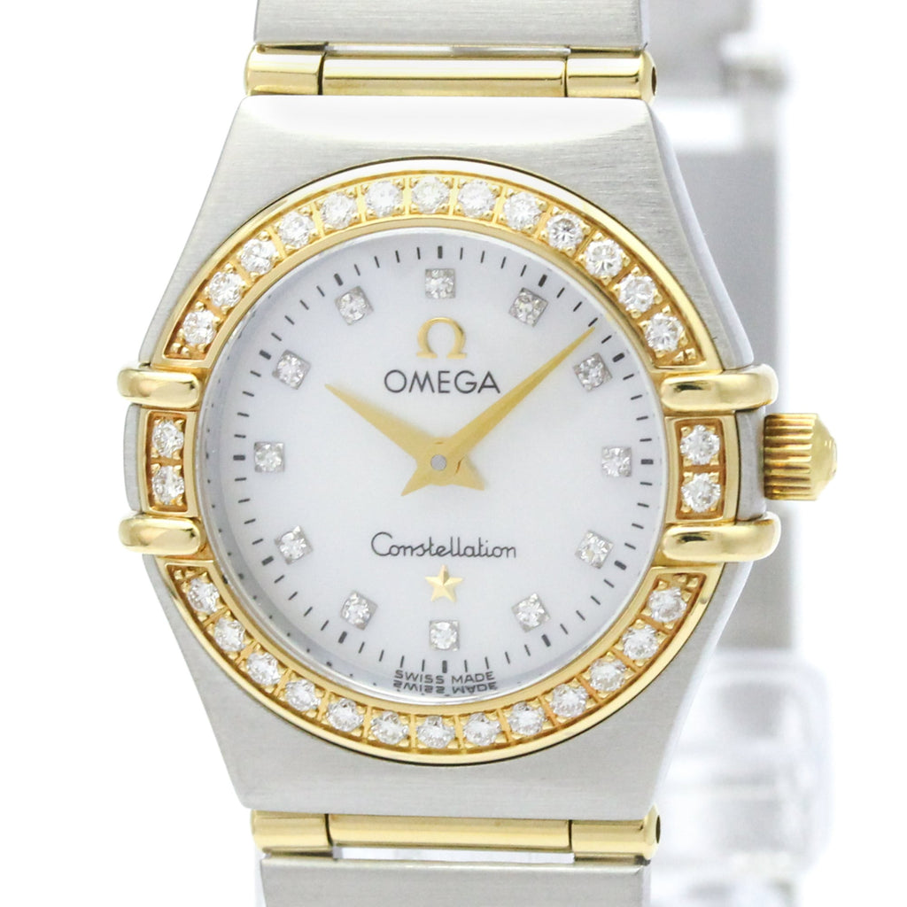 Omega Constellation · Diamond · 18K Gold Steel