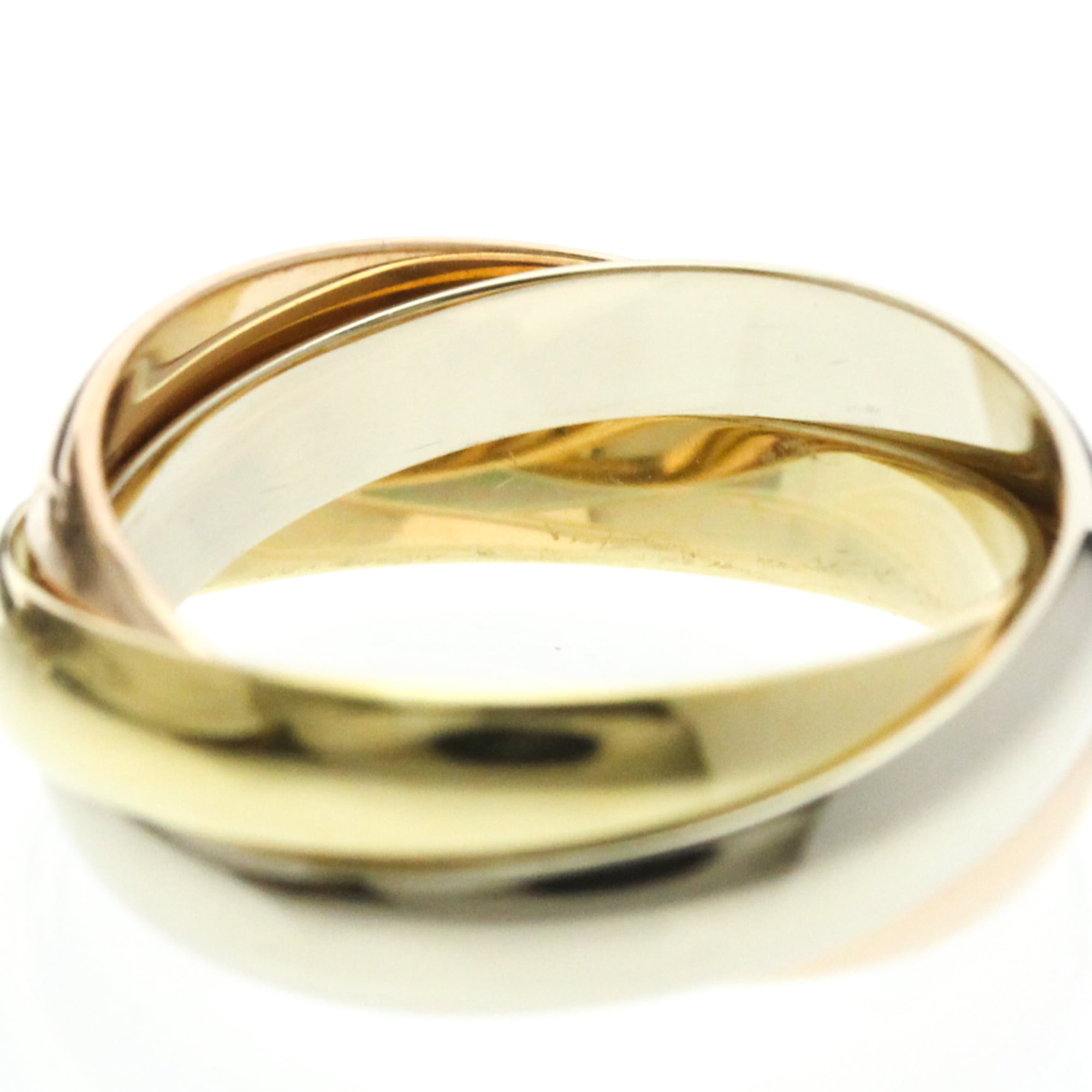 Cartier Trinity · Tri-Gold Band Ring