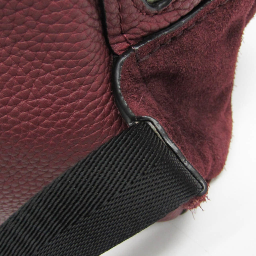 Coach Manhattan · Leather & Suede Backpack