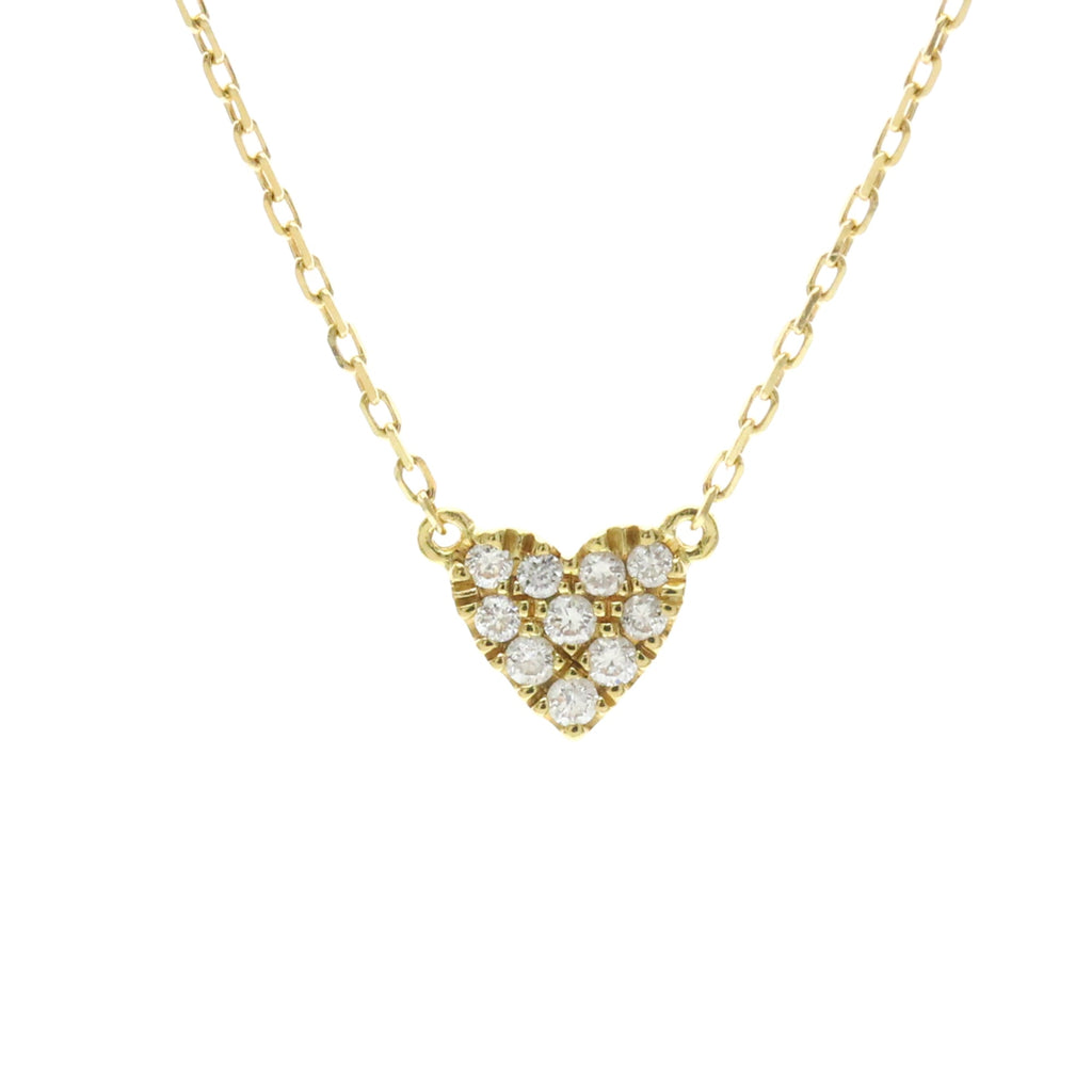 AHKAH Heart Pavé · 18K Yellow Gold · Diamond