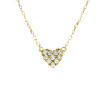 AHKAH Heart Pavé · 18K Yellow Gold · Diamond
