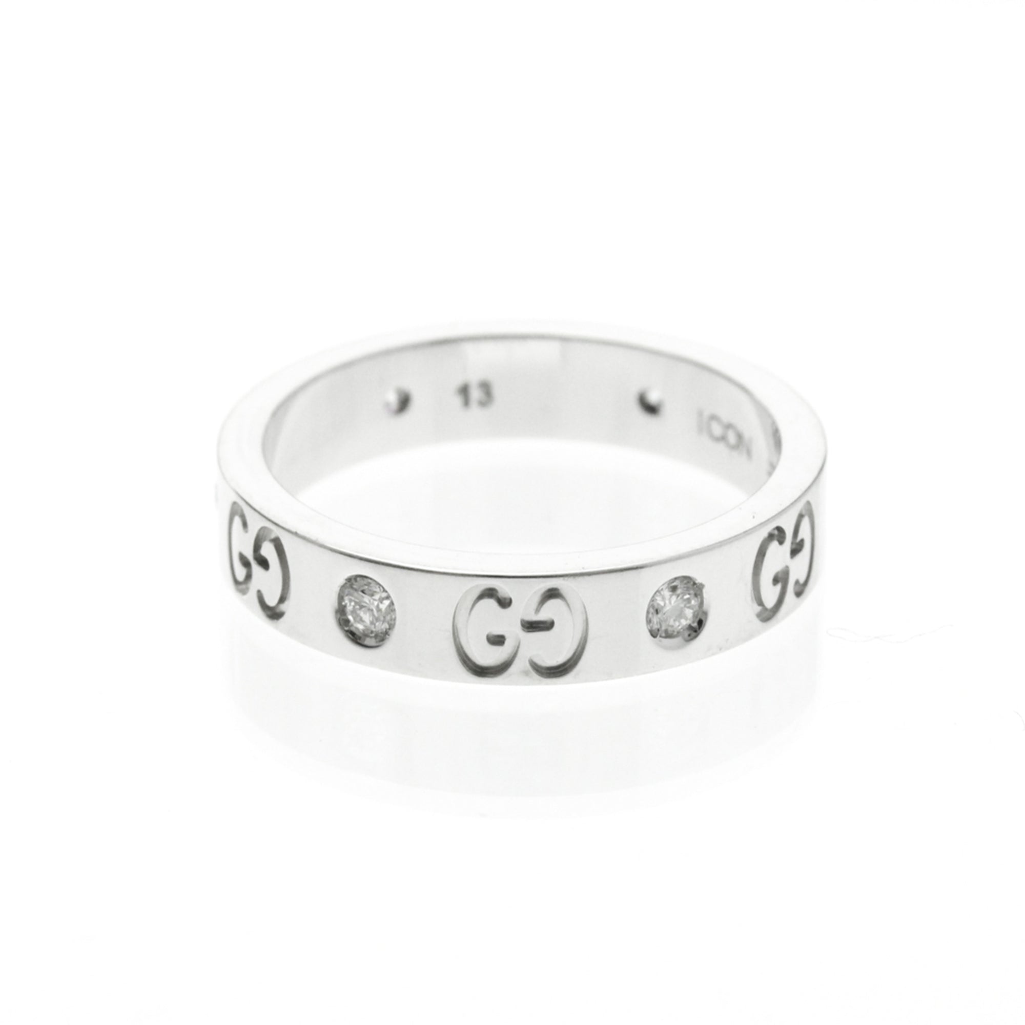 Gucci Icon · Diamond · 18K White Gold