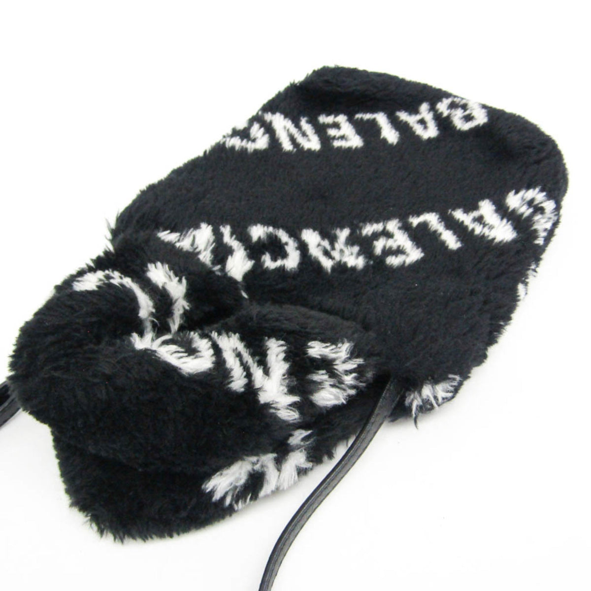 Balenciaga Everyday Phone Holder · Faux Fur