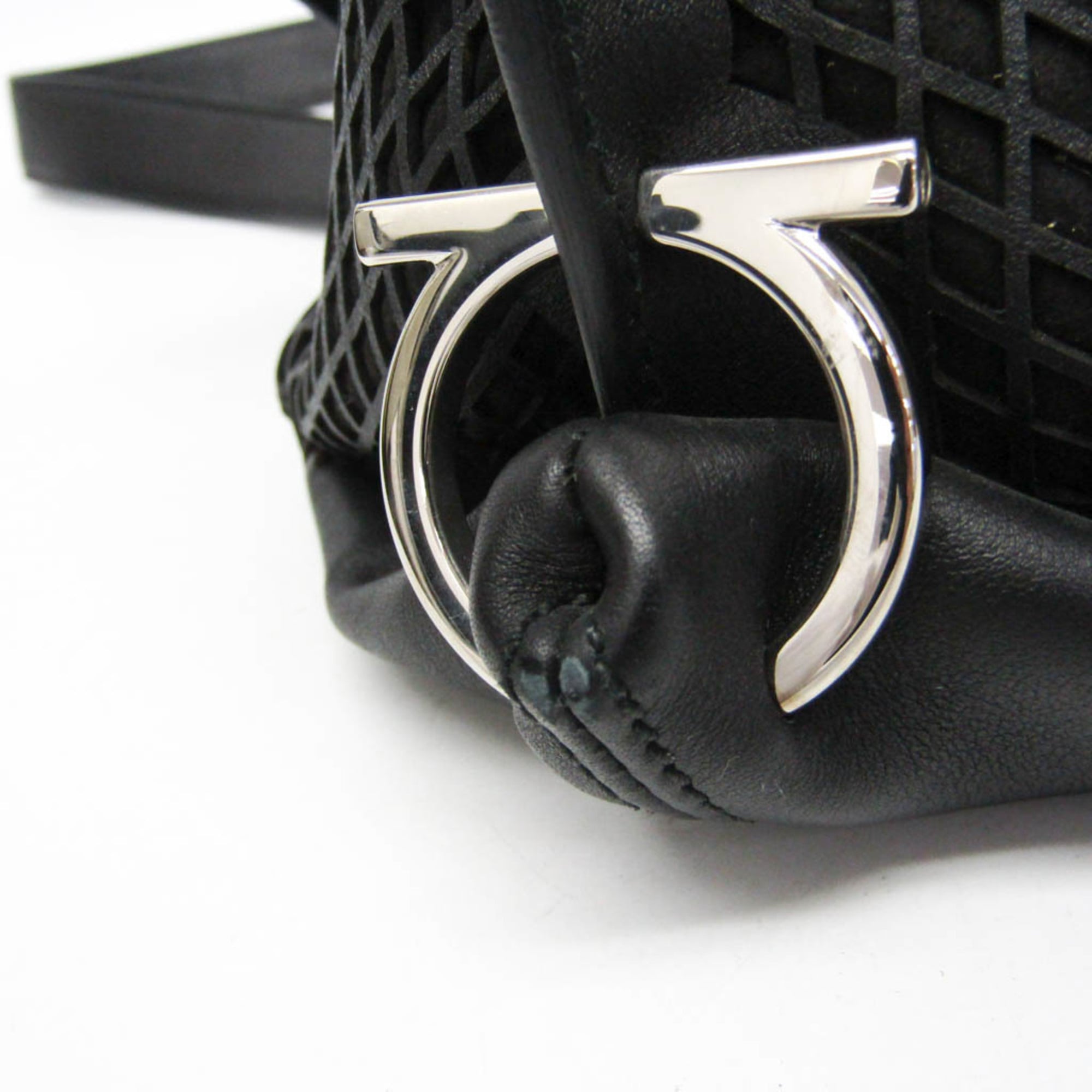 Salvatore Ferragamo Gancini · Punching Leather