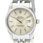 Rolex Datejust · 18K White Gold · Steel