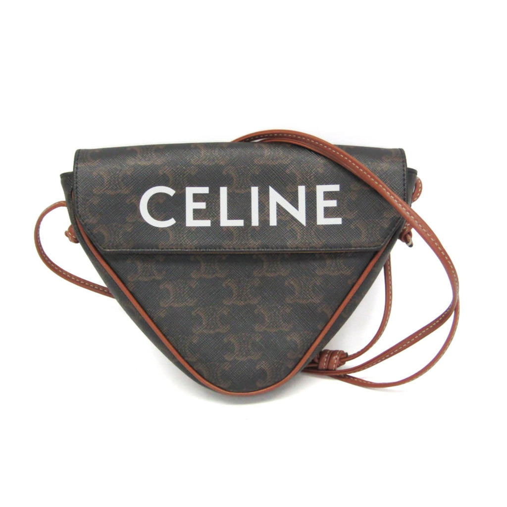 Celine Triomphe Triangle · Coated Canvas