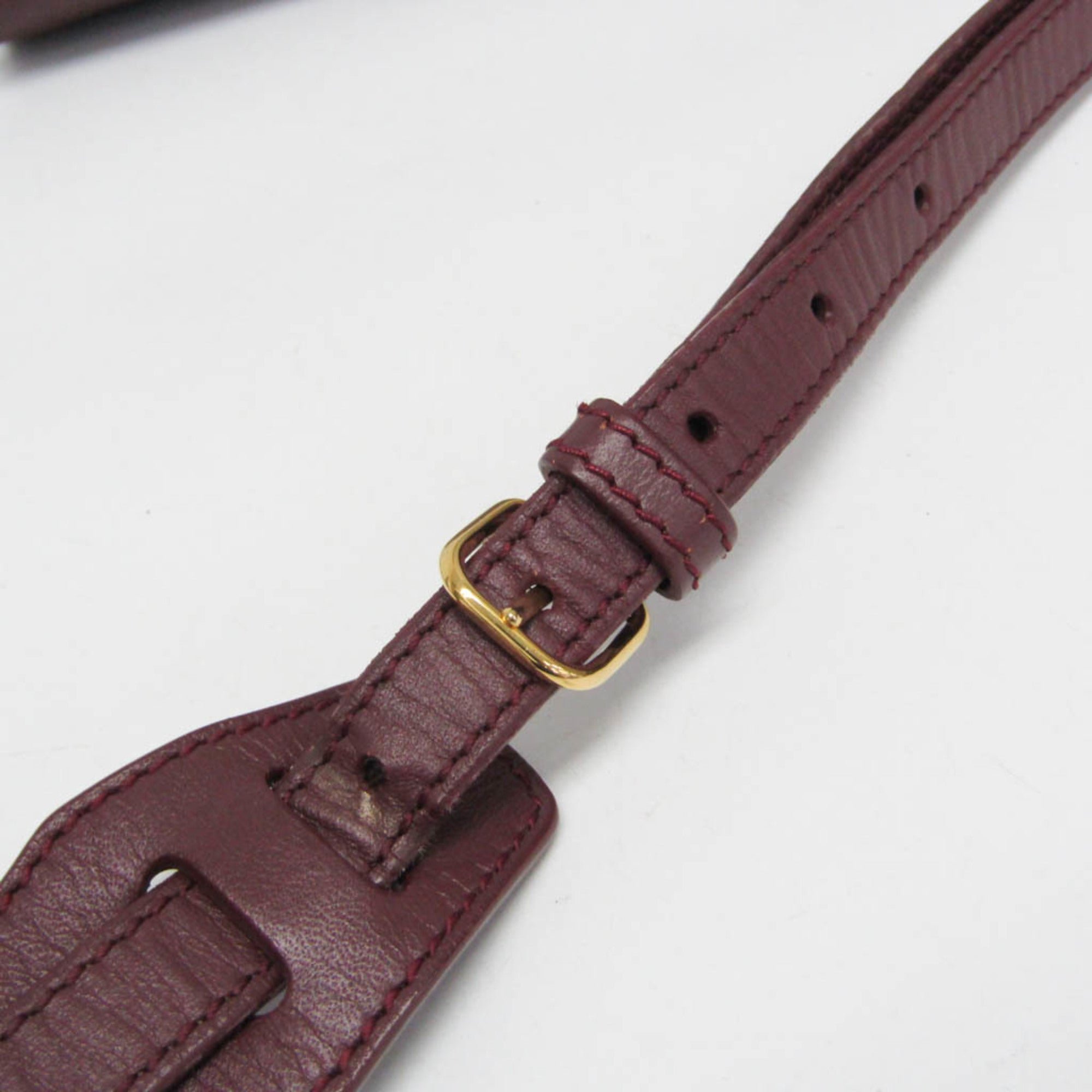 Balenciaga · Leather Shoulder Bag · Bordeaux