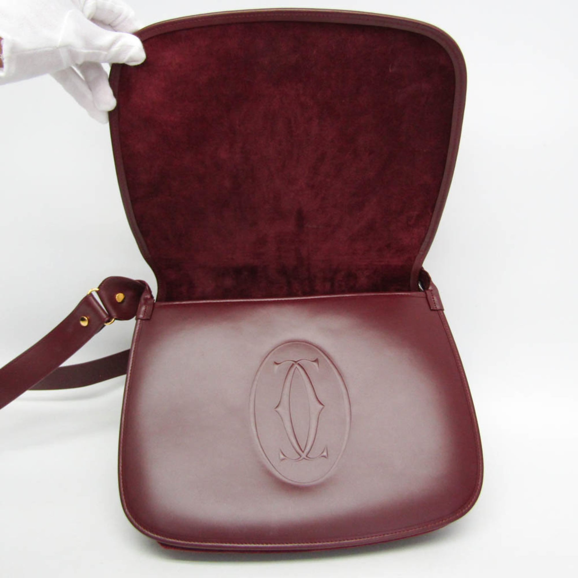 Cartier Must · Suede Flap Shoulder