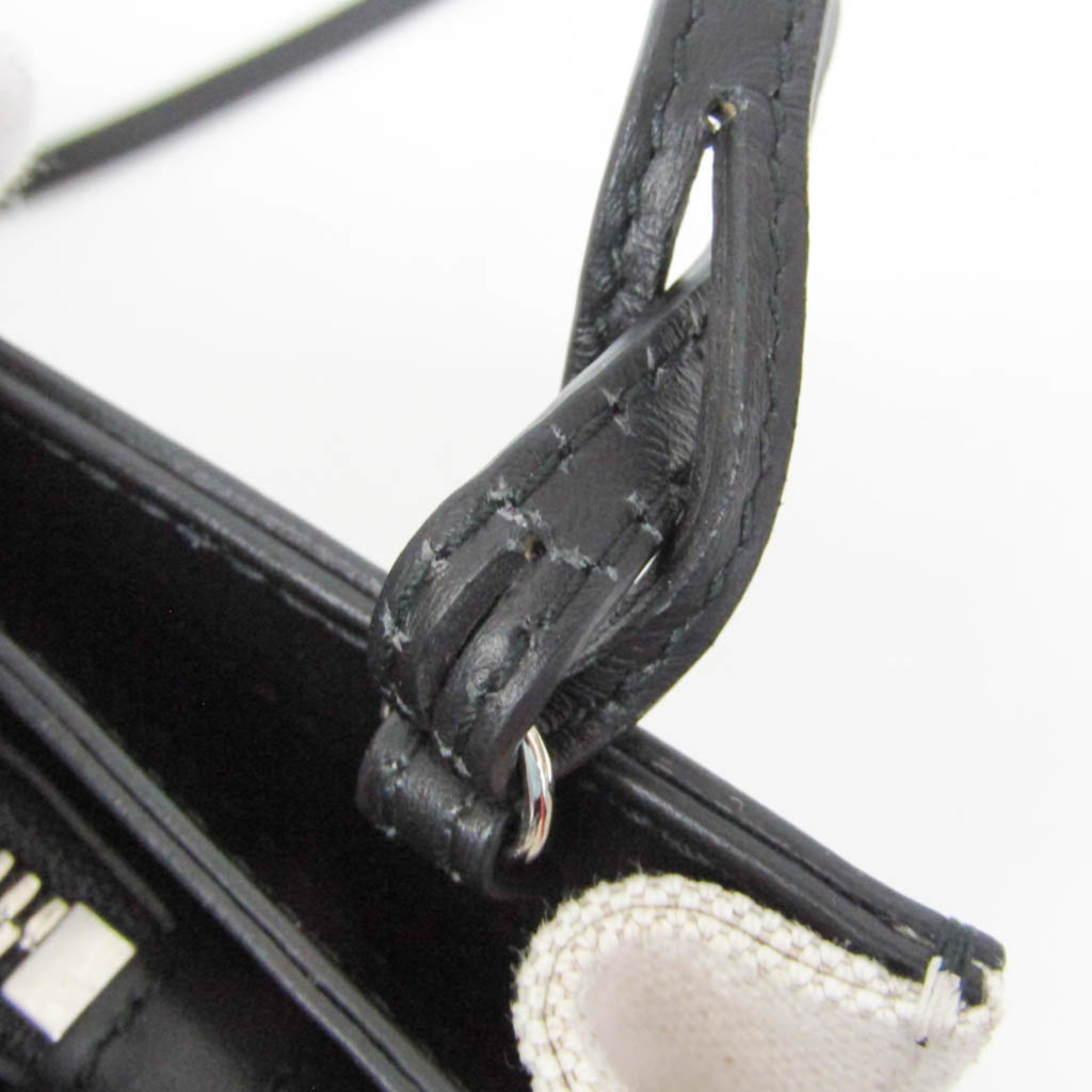 Balenciaga Navy Pochette · Canvas & Leather