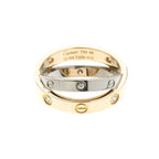 Cartier Be Love · Half Diamond · Two-Tone Gold