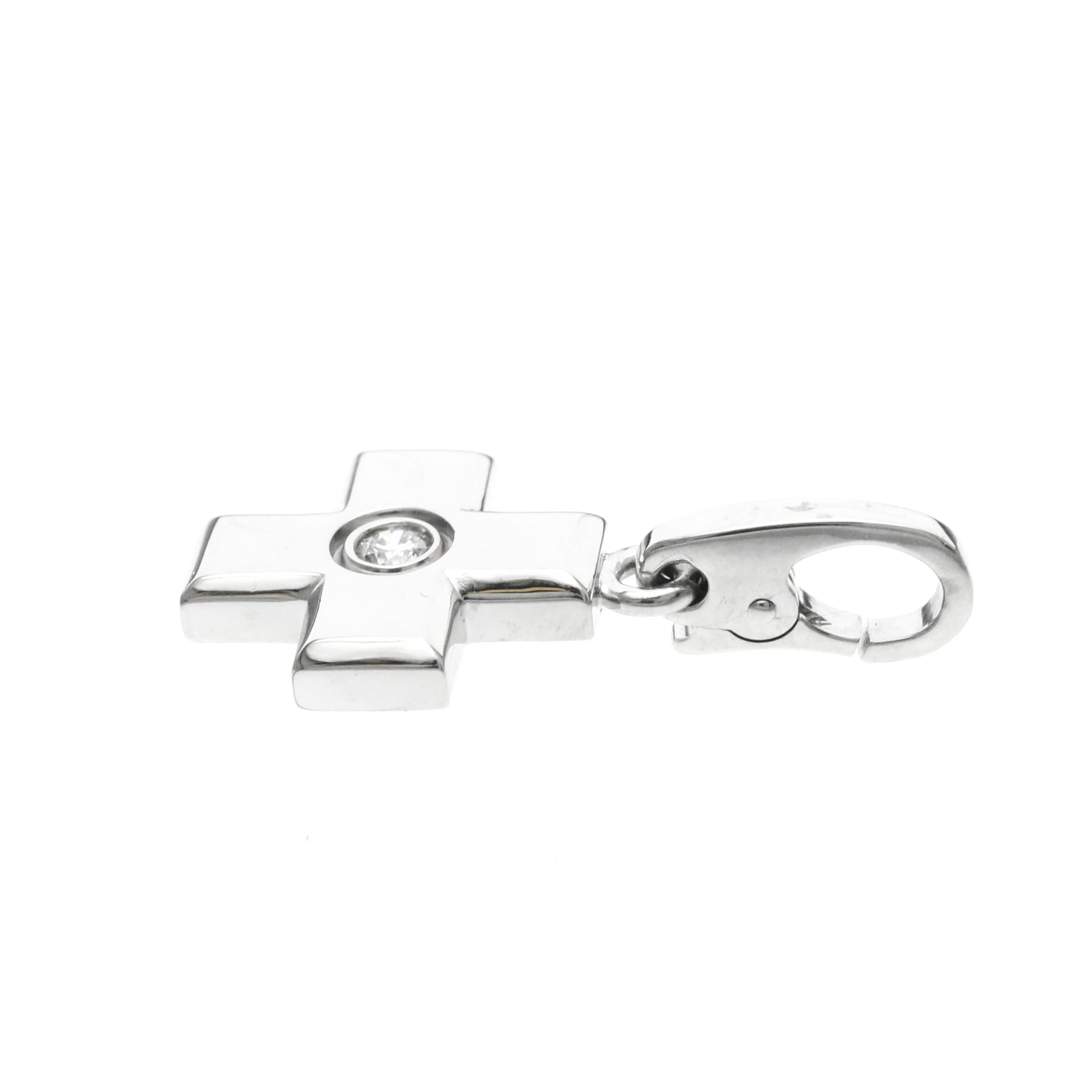 Cartier Cross · 18K White Gold · Diamond