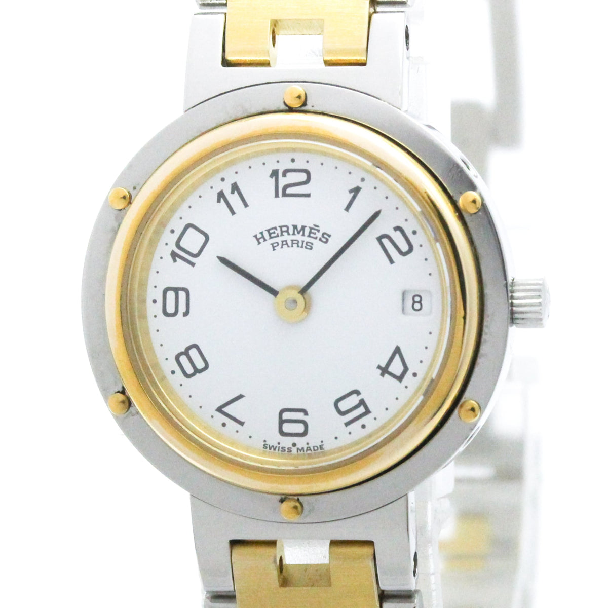 Hermes Clipper · Gold Plated Steel · Quartz