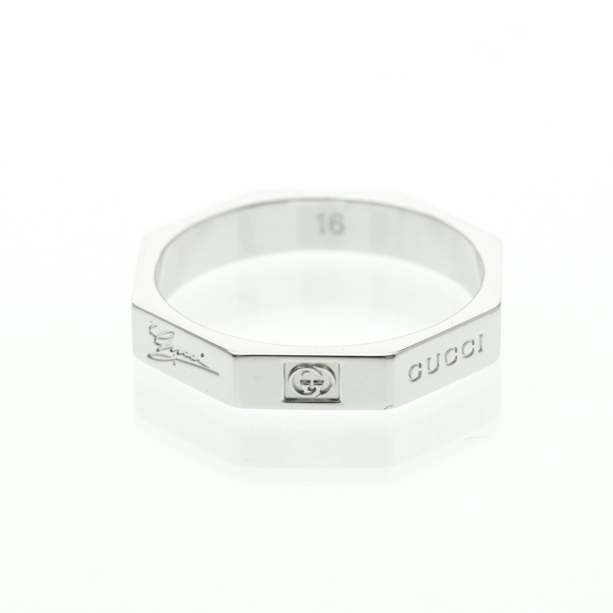 Gucci Octagonal · 18K White Gold