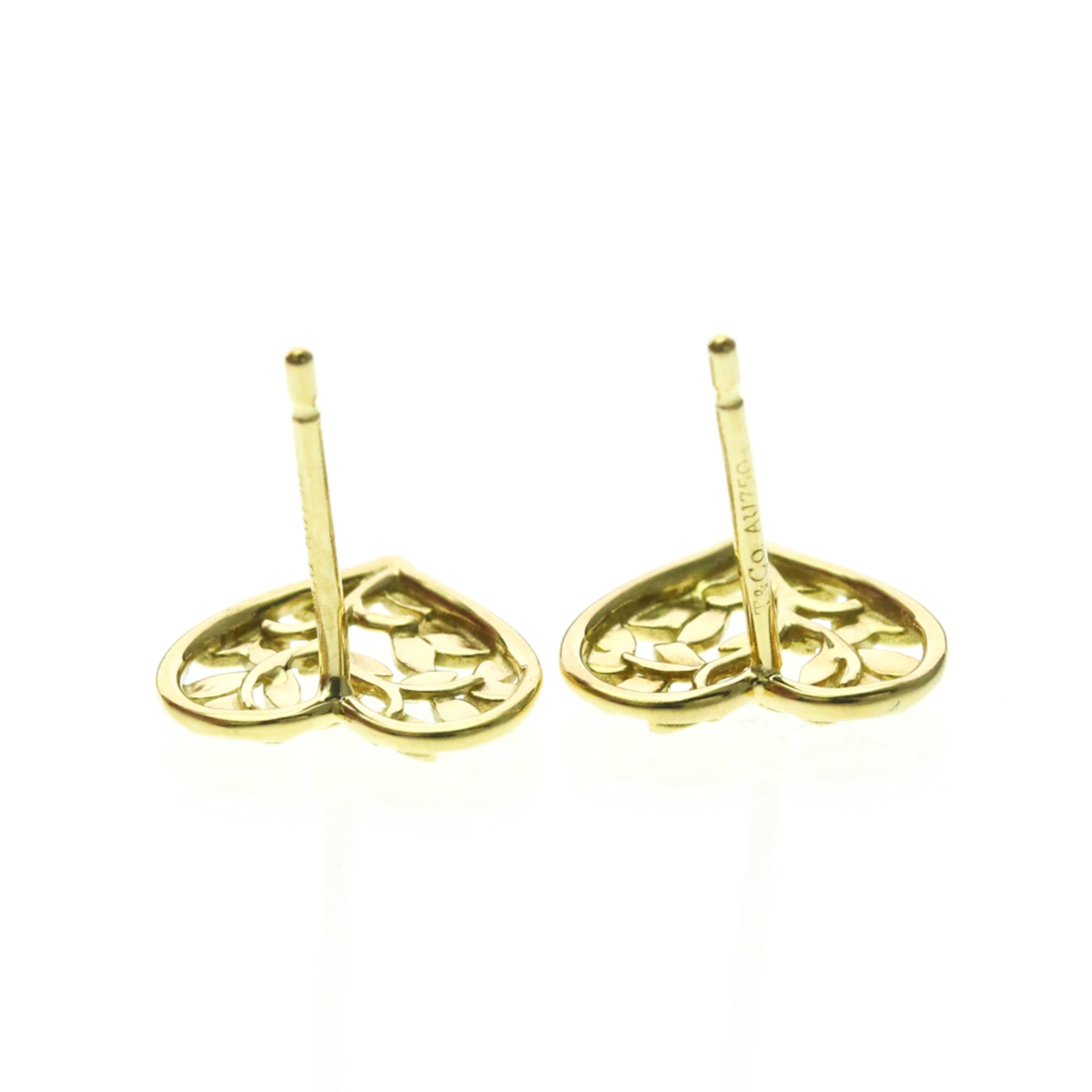 Tiffany Olive Leaf Heart · 18K Yellow Gold