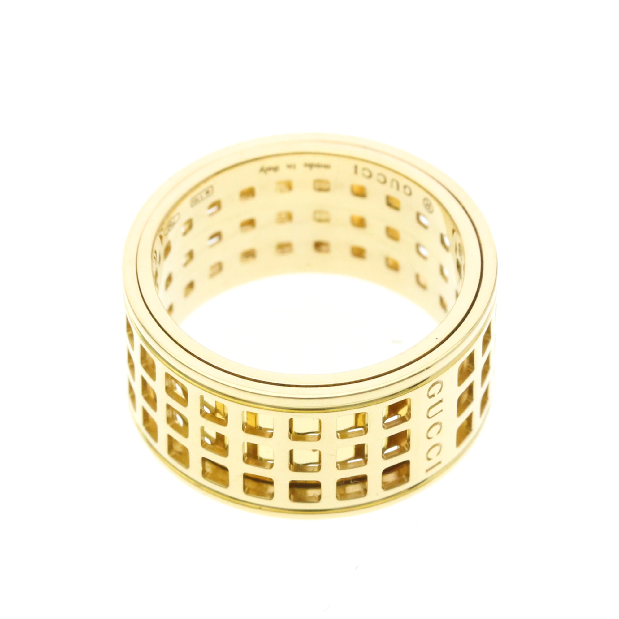 Gucci Scroll Wide · 18K Yellow Gold