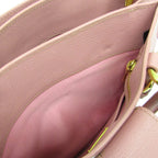 Miu Miu Madras · Leather Shoulder Bag