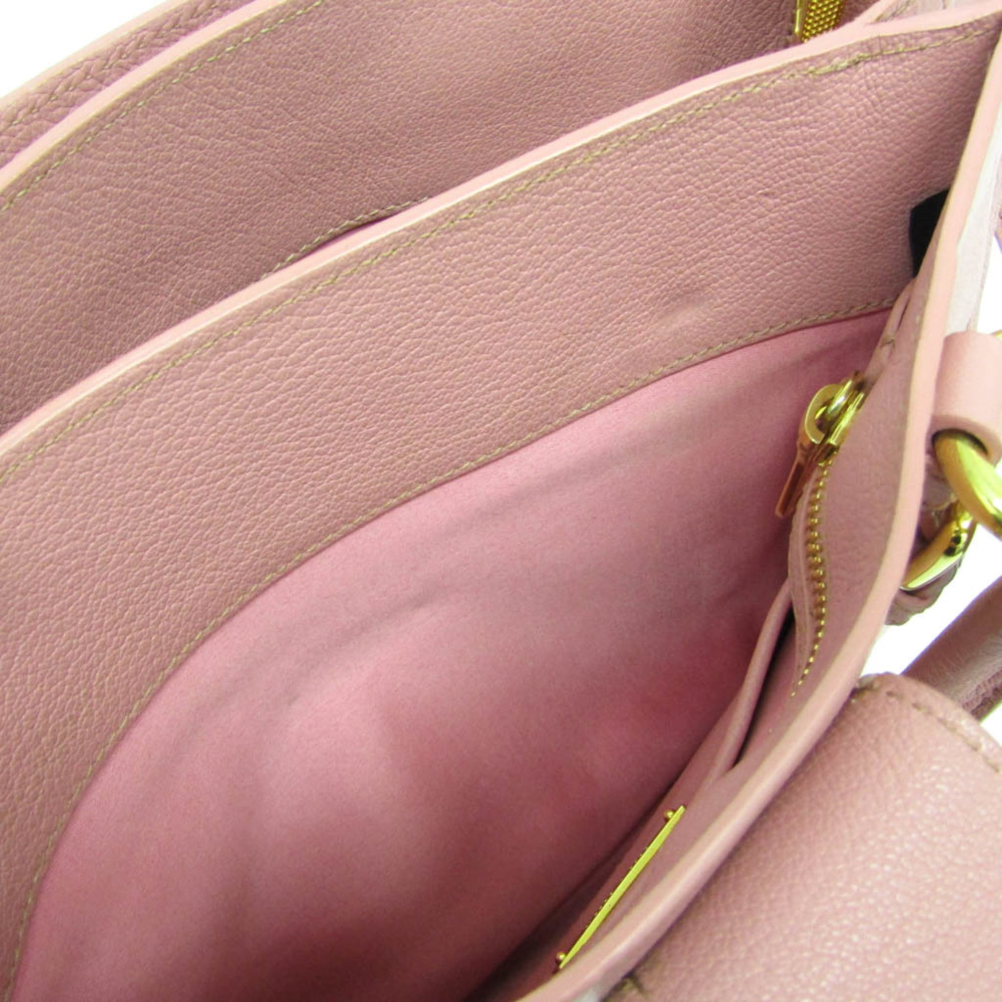 Miu Miu Madras · Leather Shoulder Bag