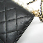 Chanel Matelassé · Lambskin · Pearl Chain