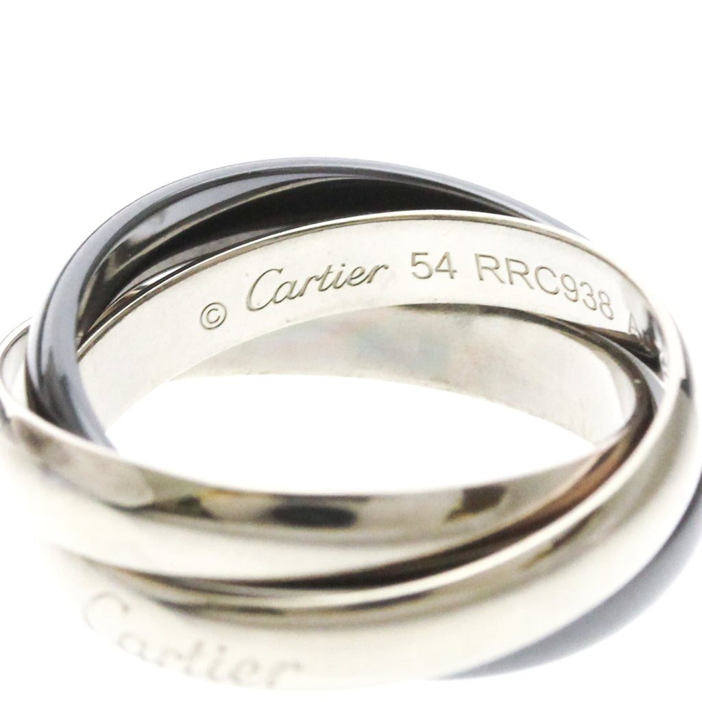 Cartier Trinity · 18K White Gold & Ceramic