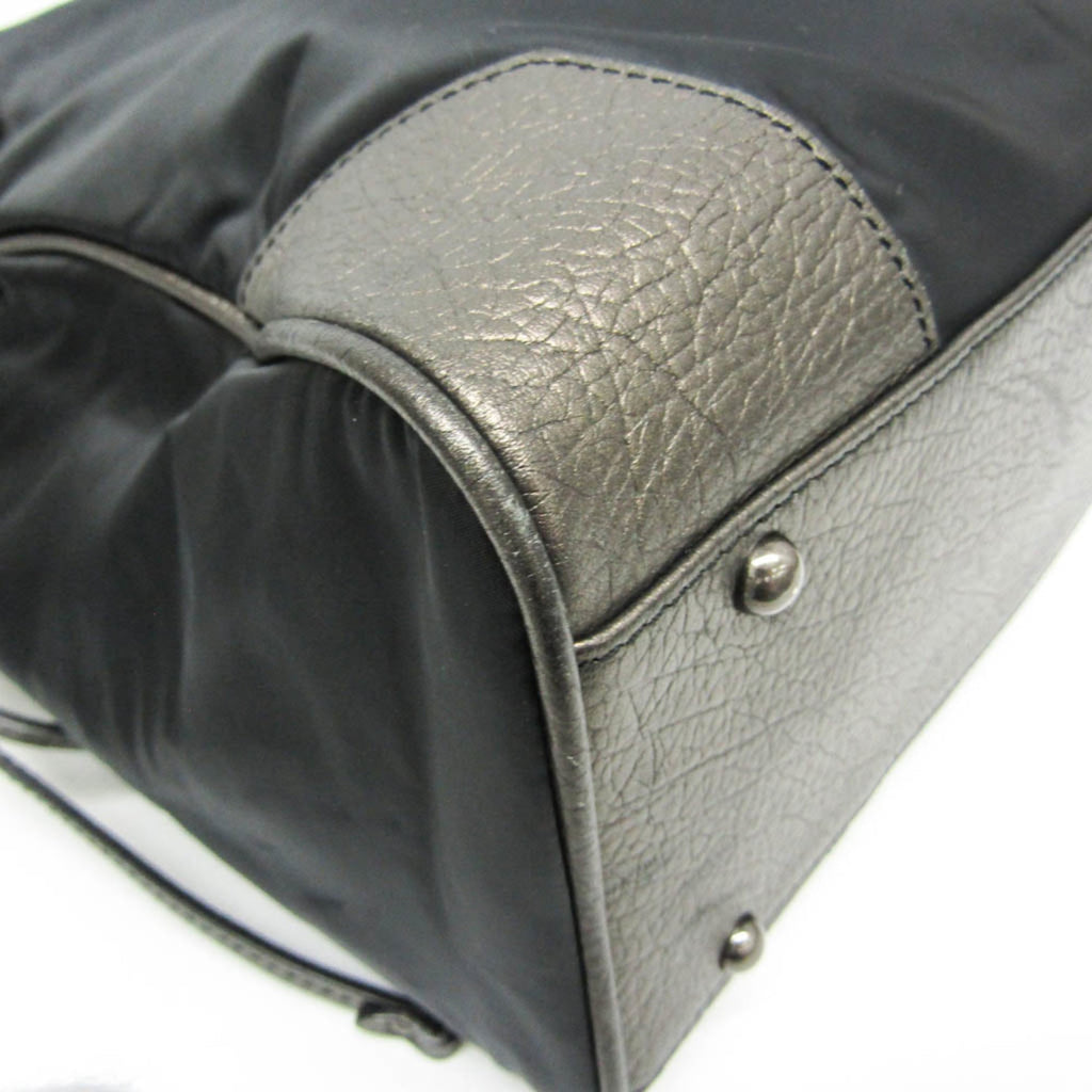 Burberry · Nylon & Leather Tote