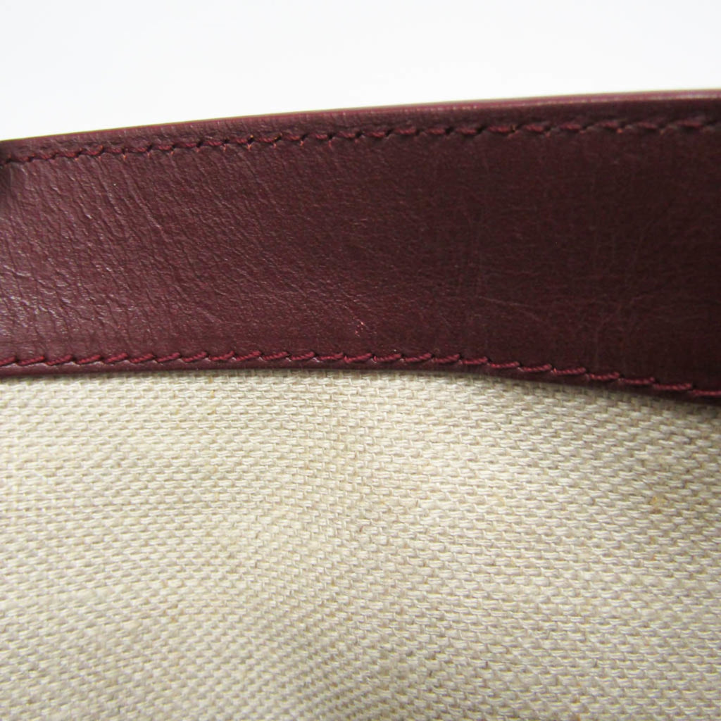 Balenciaga · Leather Shoulder Bag · Bordeaux