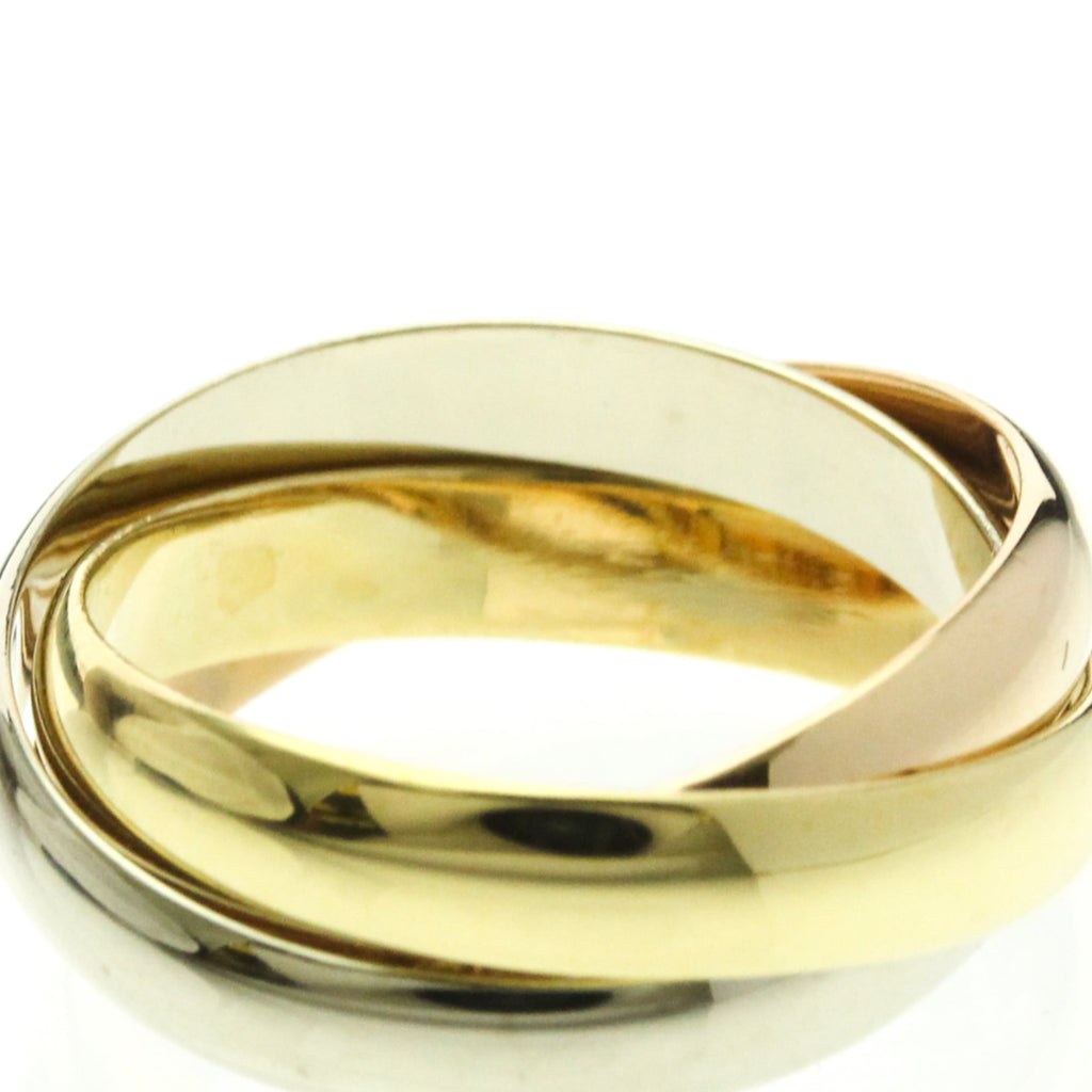 Cartier Trinity · Tri-Gold Band Ring
