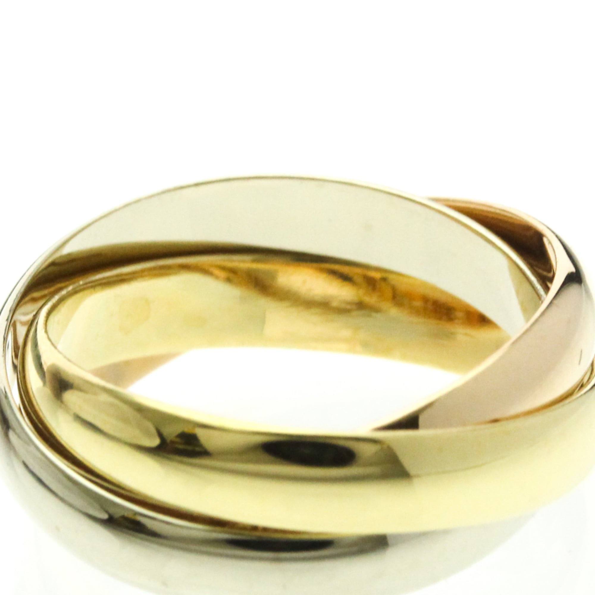 Cartier Trinity · Tri-Gold Band Ring