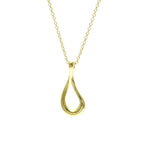 Tiffany Open Teardrop · 18K Yellow Gold