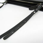 Balenciaga Navy Pochette · Canvas & Leather