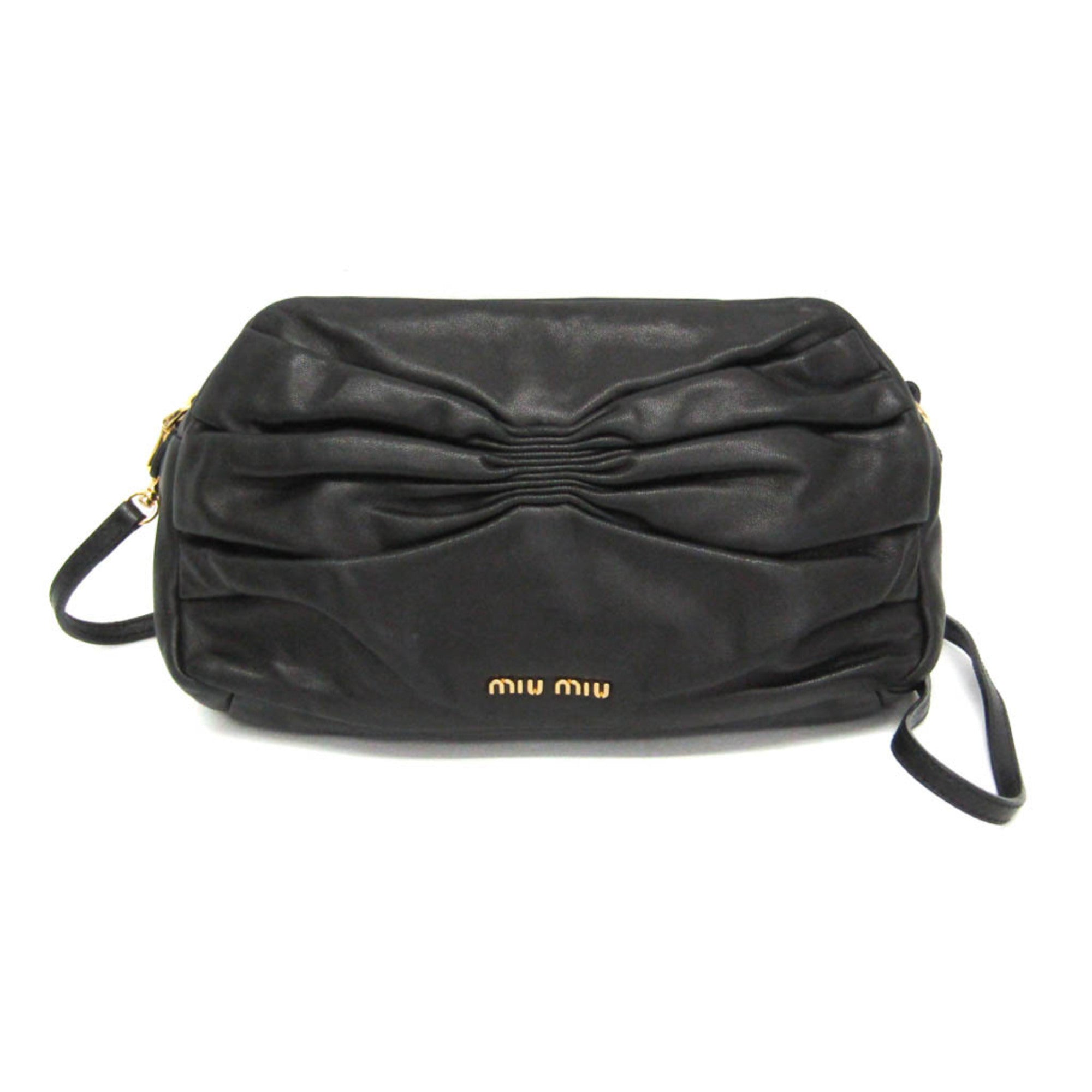 Miu Miu Ribbon Gather · Lambskin