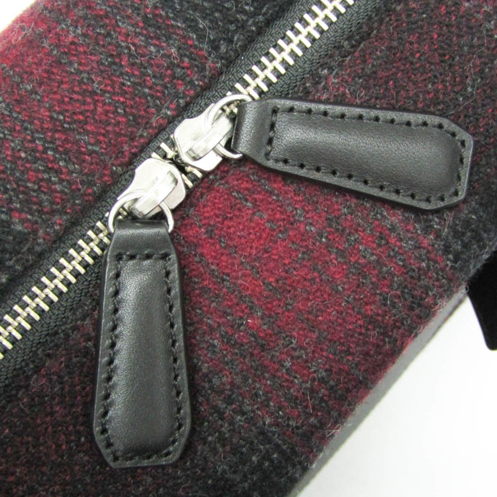 Hunting World Check · Tweed Boston Bag