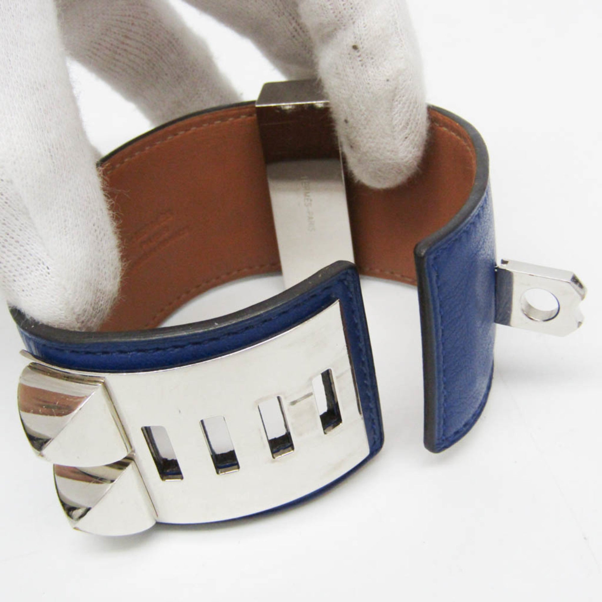 Hermès Collier de Chien · Bleu Saphir