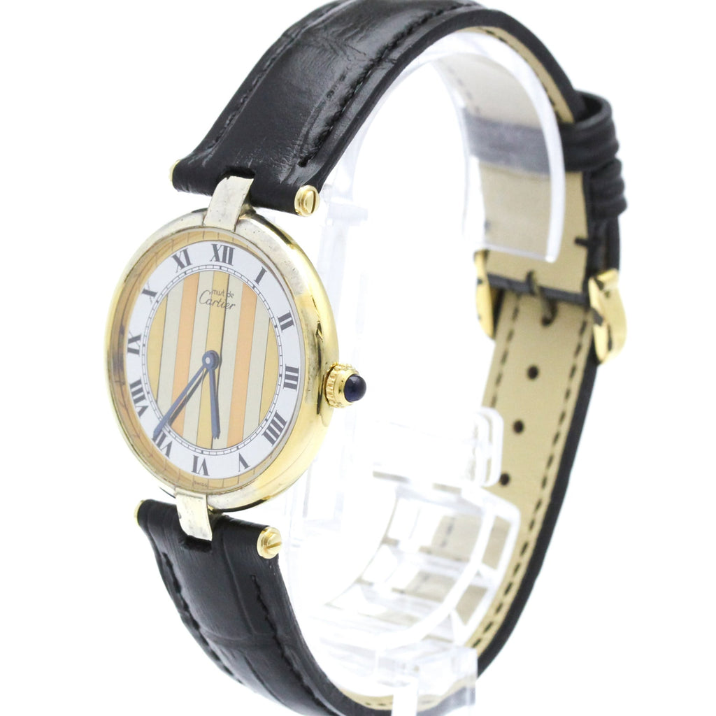 Cartier Must Vendome · Gold Plated · Quartz