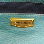 Miu Miu Vitello Daino · Leather Tote