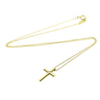 Tiffany Cross · 18K Yellow Gold · Diamond