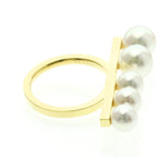 Tasaki Balance · Pearl · 18K Yellow Gold · Size 6 (EU 55)