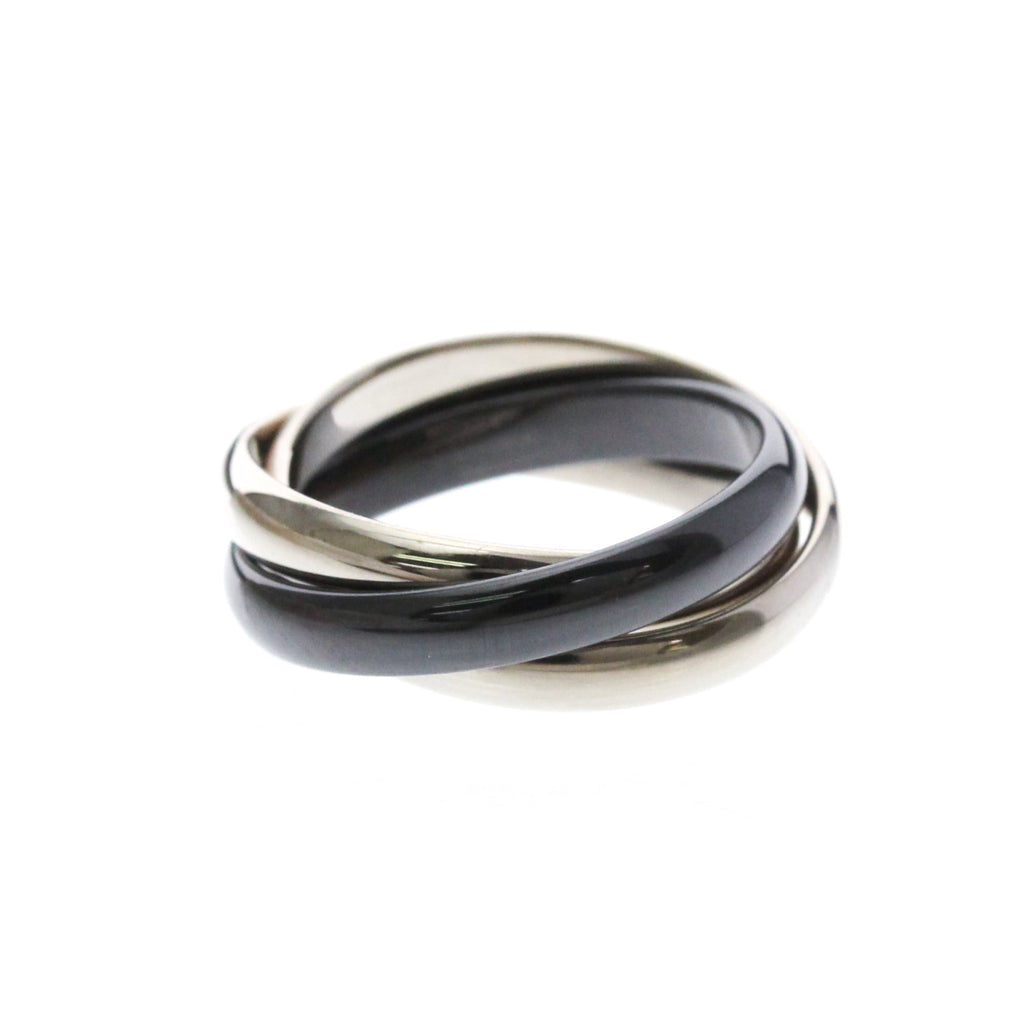 Cartier Trinity · 18K White Gold & Ceramic