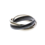Cartier Trinity · 18K White Gold & Ceramic