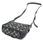 Coach Signature · Denim & Patent Leather